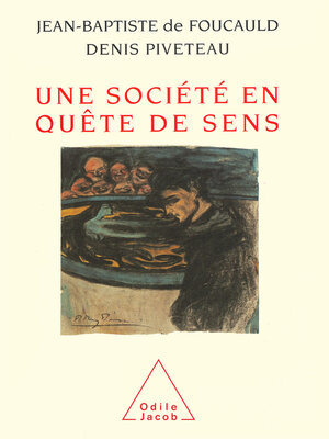 cover image of Une société en quête de sens